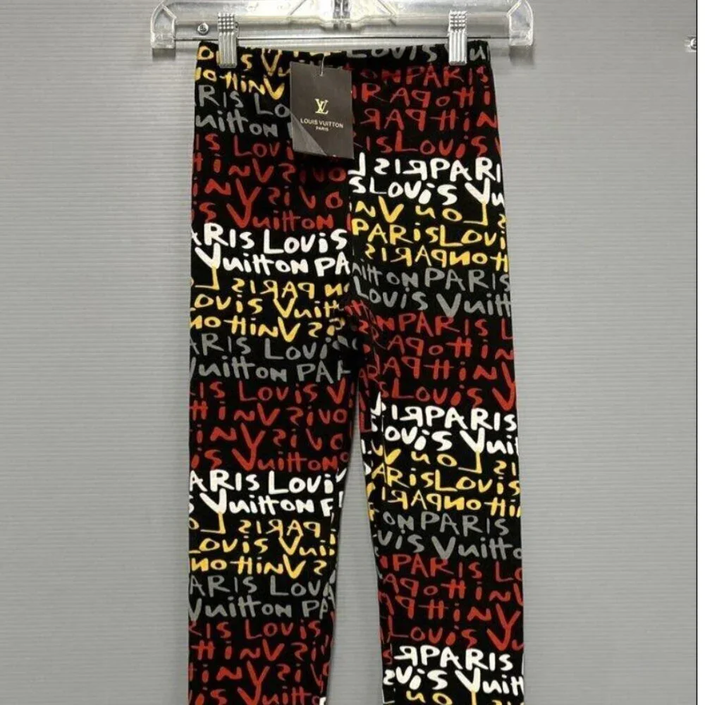 Louis Vuitton Leggings - Graffiti multicolor - Size 52-54